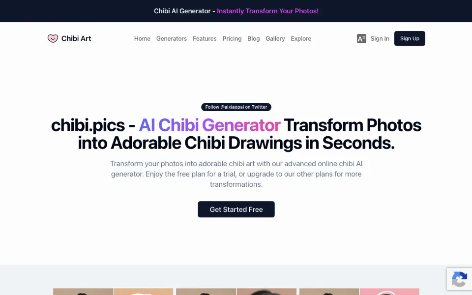 Chibi Art官网首页截图
