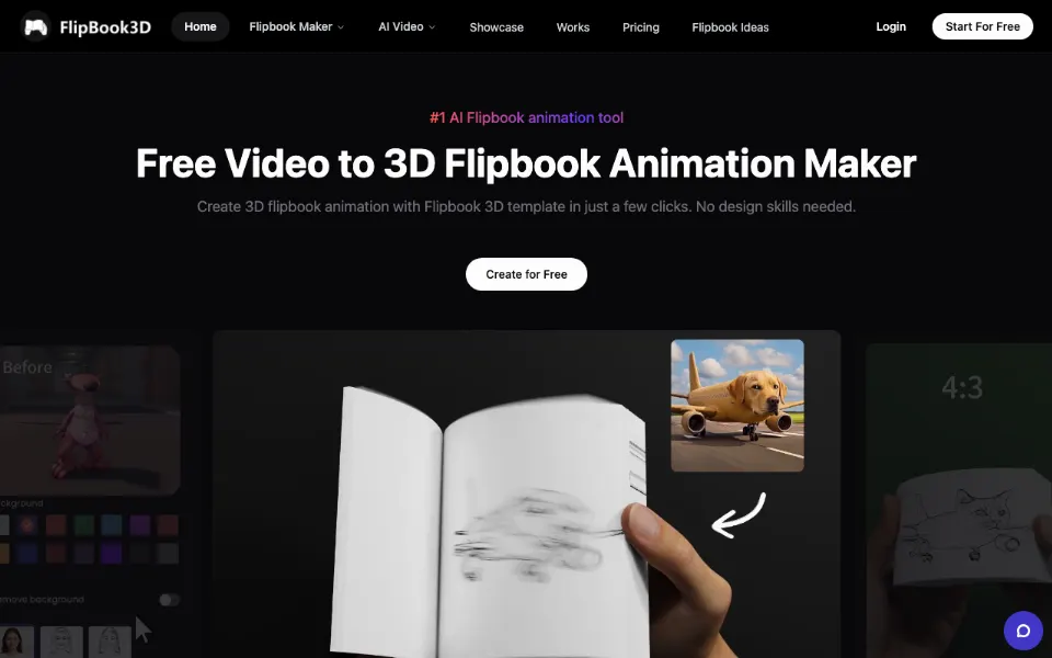 Flipbook Maker官网首页截图
