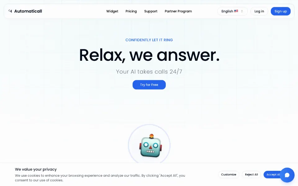 Automaticall官网首页截图