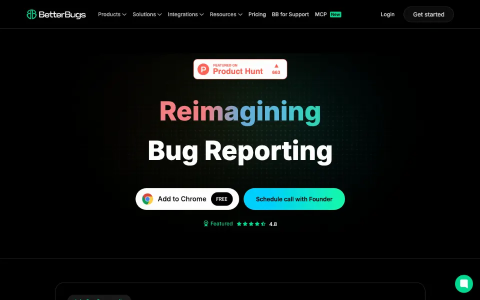 BetterBugs.io官网首页截图
