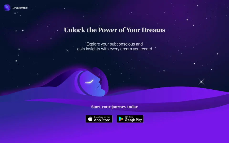 DreamMuse官网首页截图