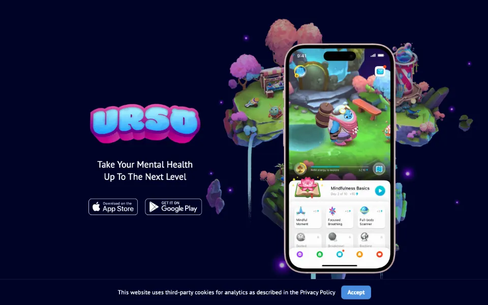 Urso官网首页截图
