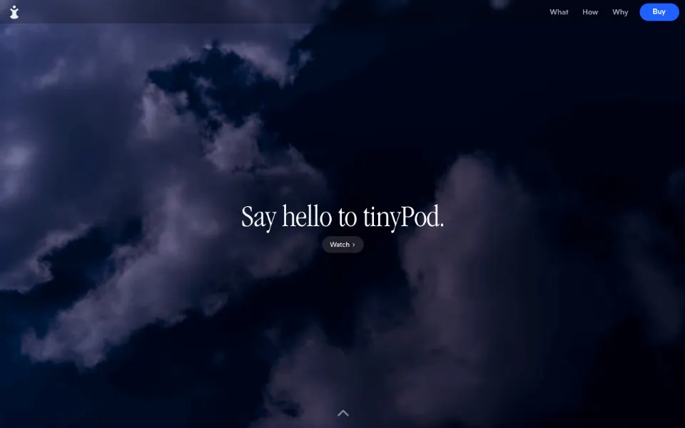 tinyPod官网首页截图